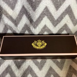 JUICY COUTURE BLACK SILICONE STRAP WATCH